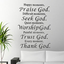 Bible Quote Removable Wall Decals