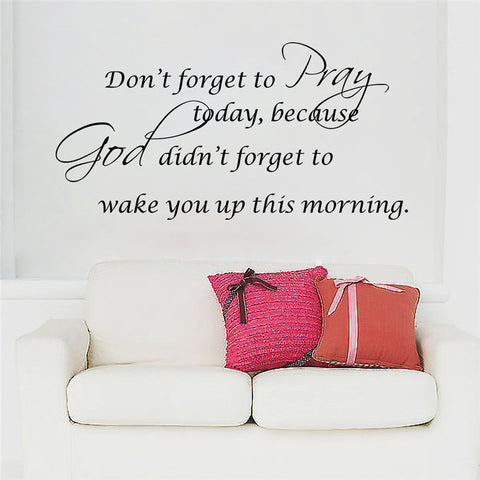 Bible Quote Home Wall Decals Sticker