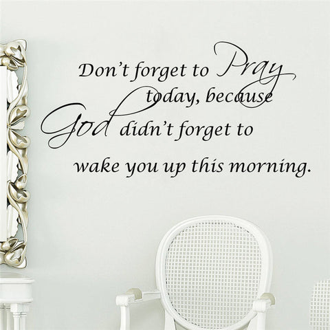 Bible Quote Home Wall Decals Sticker